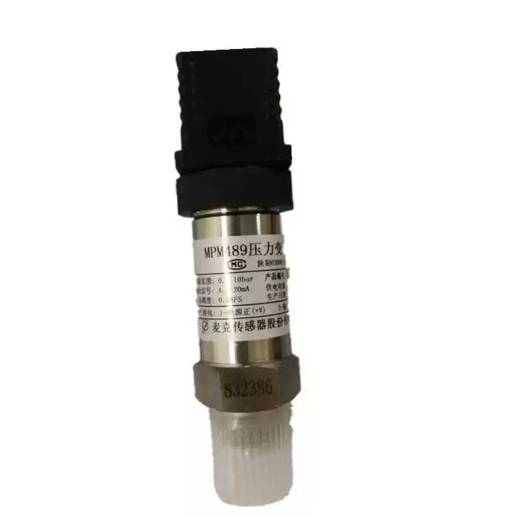 首单优惠-盾构机配件麦克MPM489传感器0-10bar压力变送器型号量程