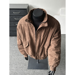 916-8001-P120 深度库存 赤兔棉服 美式麂皮绒棉衣 假模图片