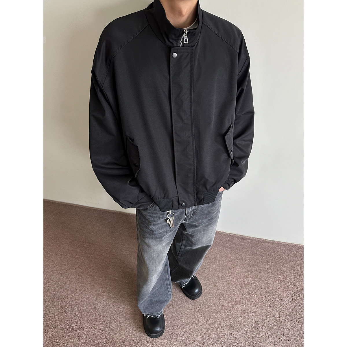 916-980-特P68无差价MadeExtre同款版型夹克春装外套暗黑，男装夹克，星座916