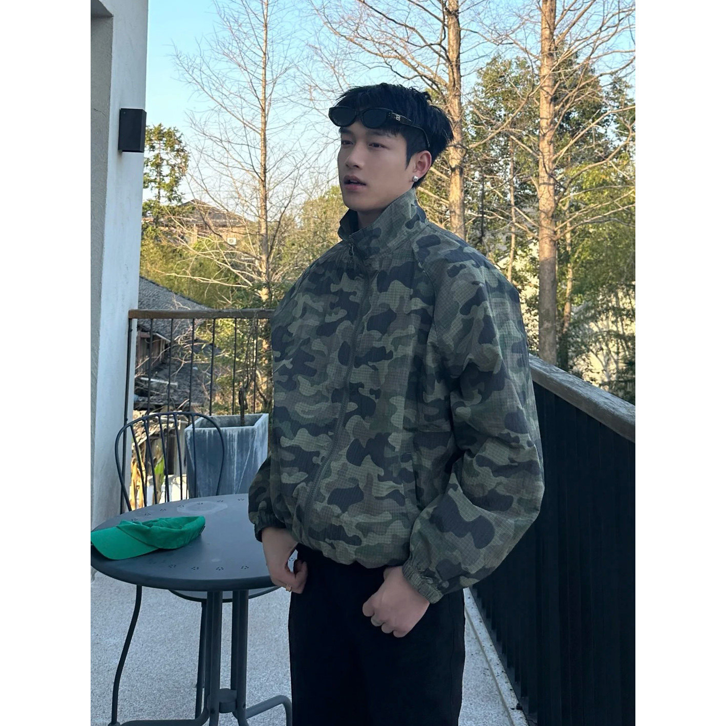 916-985-特P58无差价 网图 现货 夏装 迷彩轻薄外套 格纹防晒衣图片