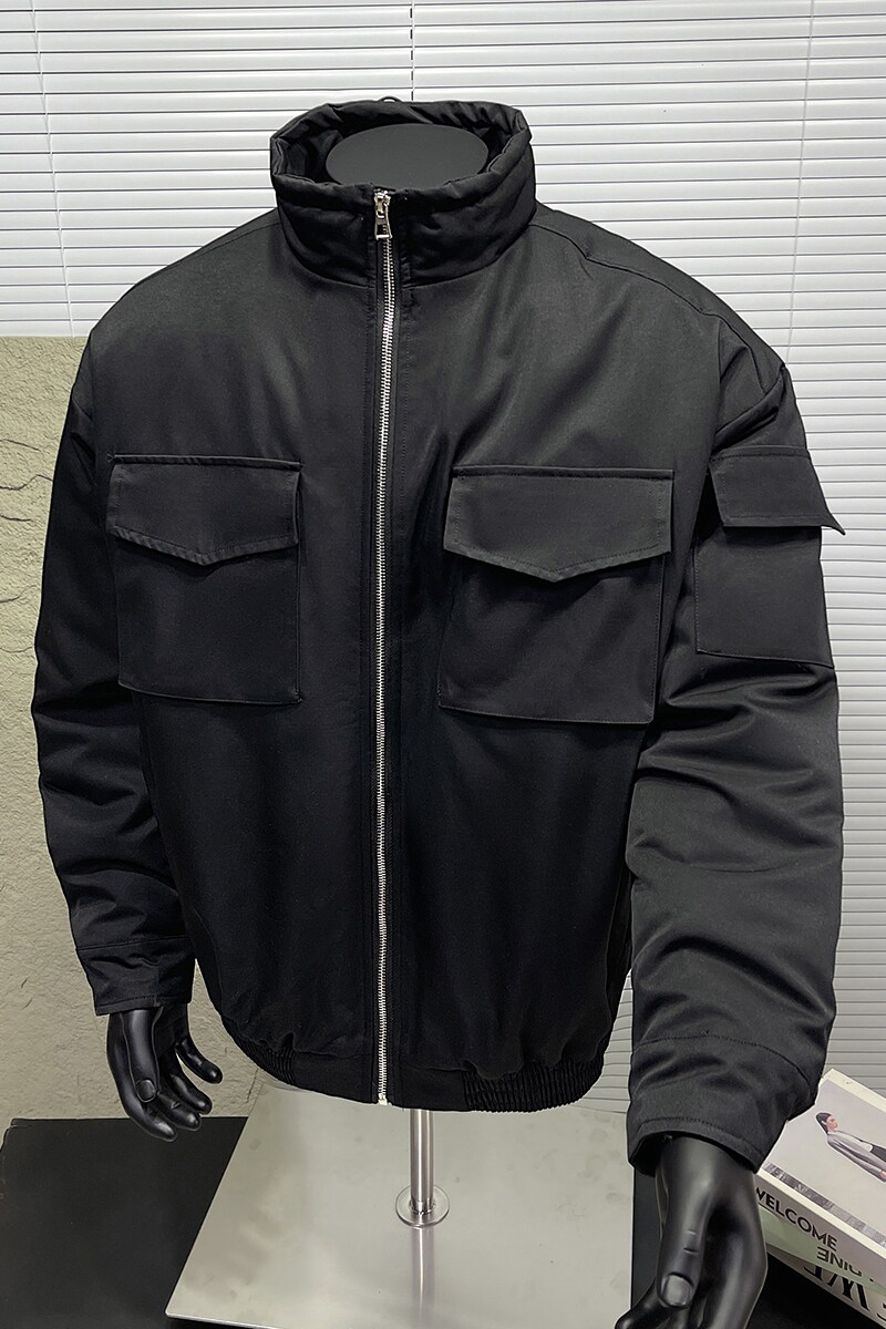 916-972-特P115无差价印花棉衣冬装美式工装立领棉服假模,男装棉衣,星座916