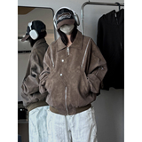 916-961-特P70无差价春装新款美式大码PU皮衣夹克外套中性M-5XL，男装夹克，星座916