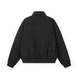 916-8001-P120深度库存赤兔棉服美式麂皮绒棉衣白底，男装棉衣，星座916