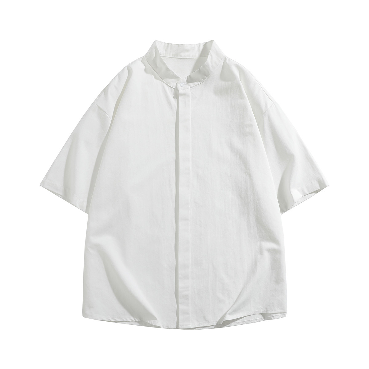 916-C66-特P35无差价棉可二开夏装中式短袖衬衫高街M-5XL,男装衬衫,星座916