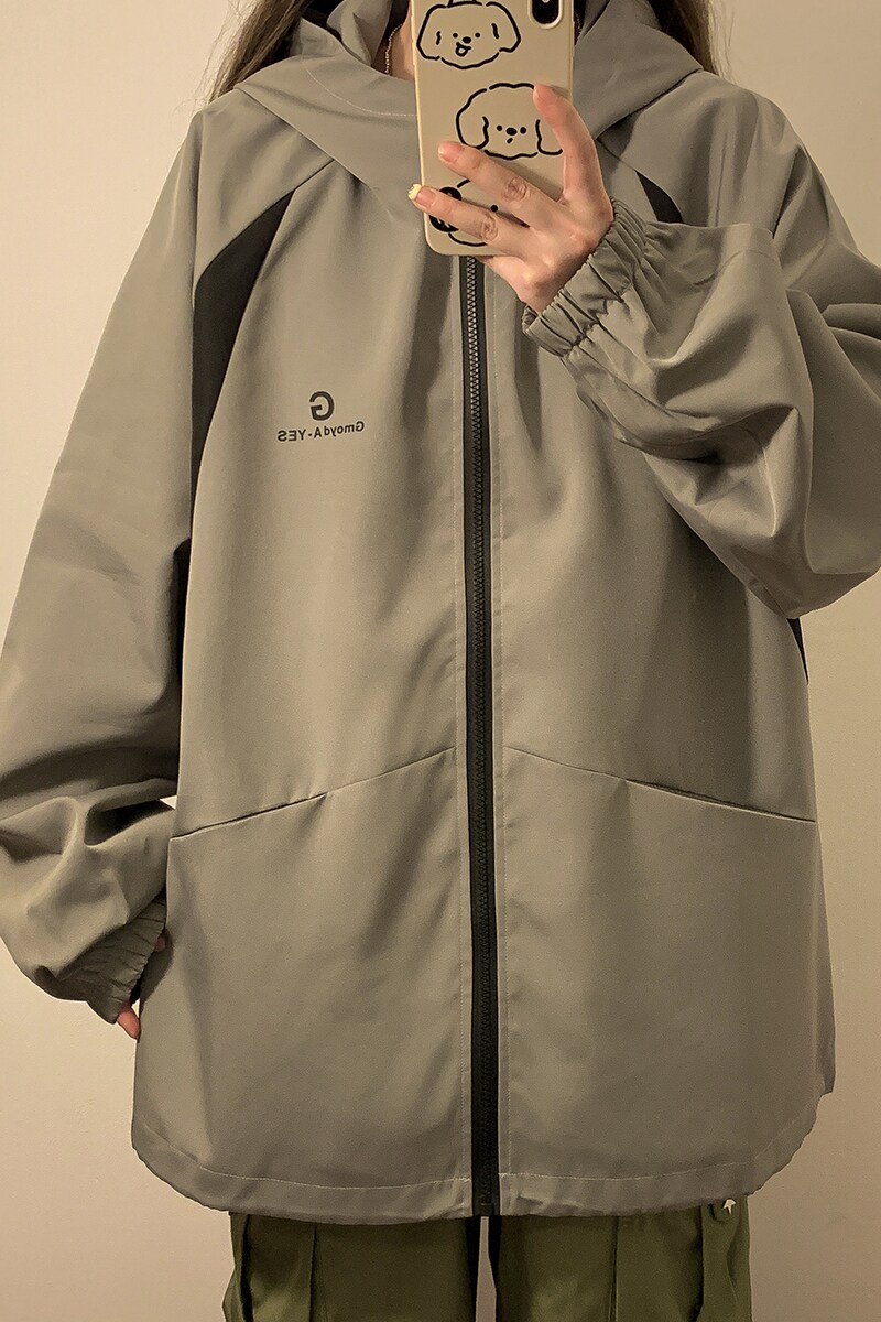 916-959-特P50无差价秋装冲锋衣美式大码连帽夹克中性M-5XL,男装夹克,星座916
