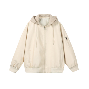 916-966-特P88无差价 可脱卸帽 春装美式连帽PU皮衣夹克 白底，男装夹克，星座916