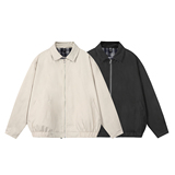 916-969-特P90无差价春装新款双面穿哈灵顿两面穿夹克白底，男装夹克，星座916