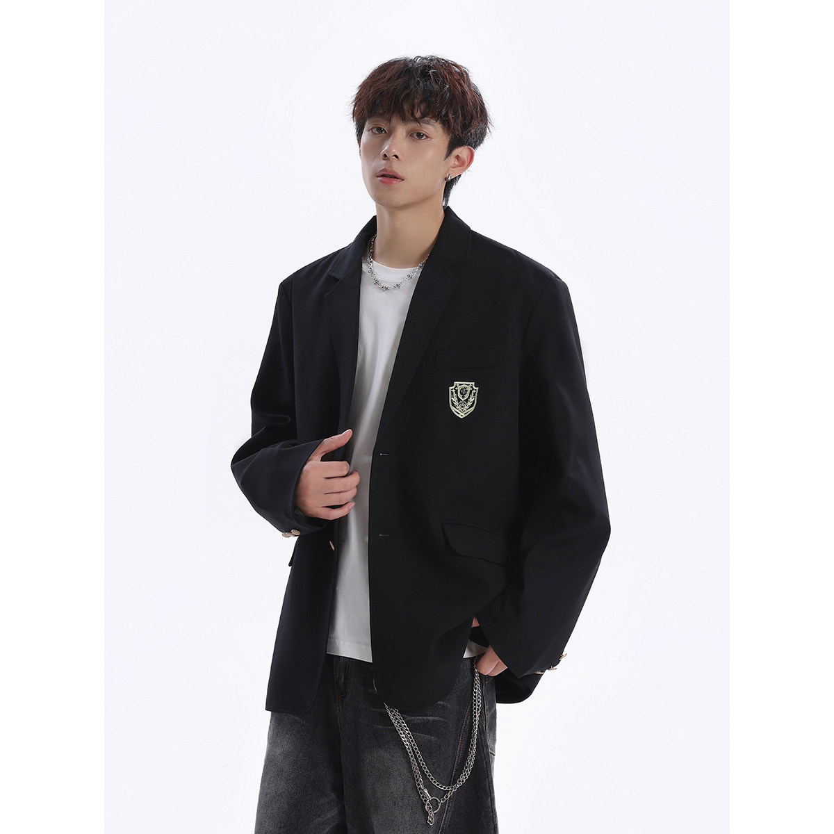 916-987-特P80无差价春装新款学院风小西装休闲西服无影墙，男装西服套装，星座916