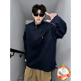 916-W86绒-特P58无差价重磅高品质开叉加绒卫衣，男装卫衣，星座916