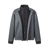 916-W98-特P60无差价货足重磅2026春装新假两件开衫卫衣3D，男装卫衣，星座916