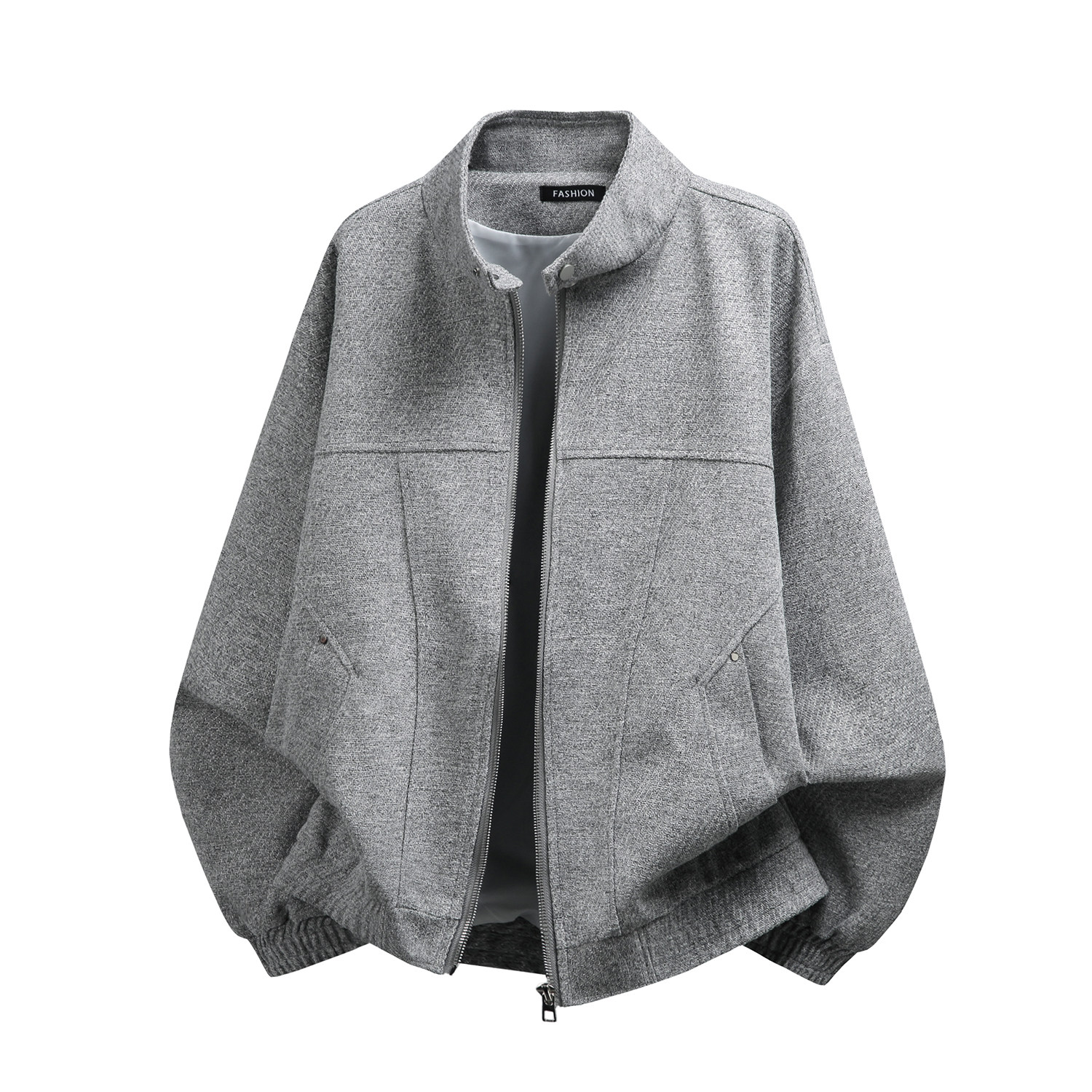 916-8005-特P85无差价现货2026春装新款美式复古条纹夹克白底，男装夹克，星座916