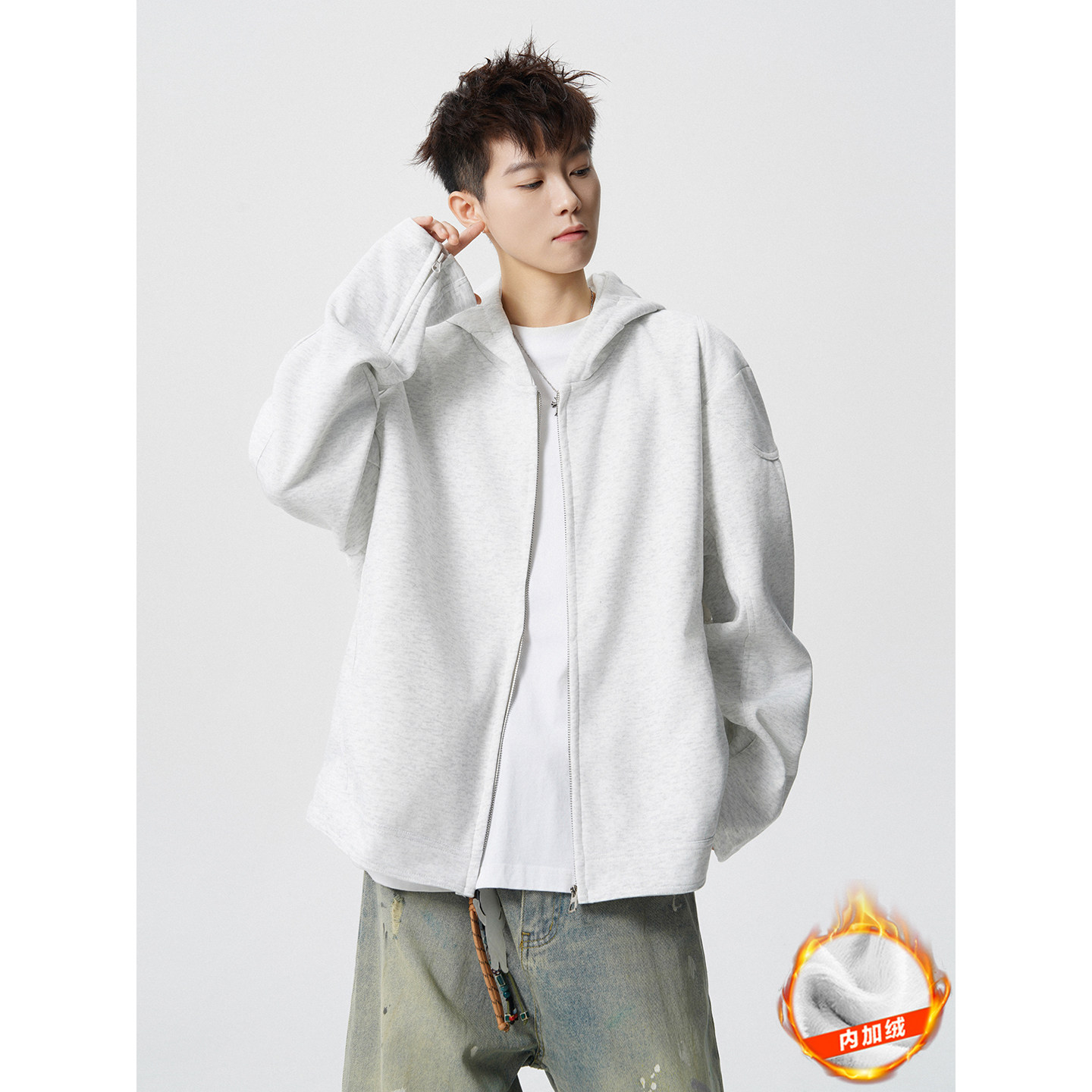 916-W96绒-特P78薄款W96-特P68现货秋冬重磅正肩机车连帽卫衣,男装工装外套,星座916
