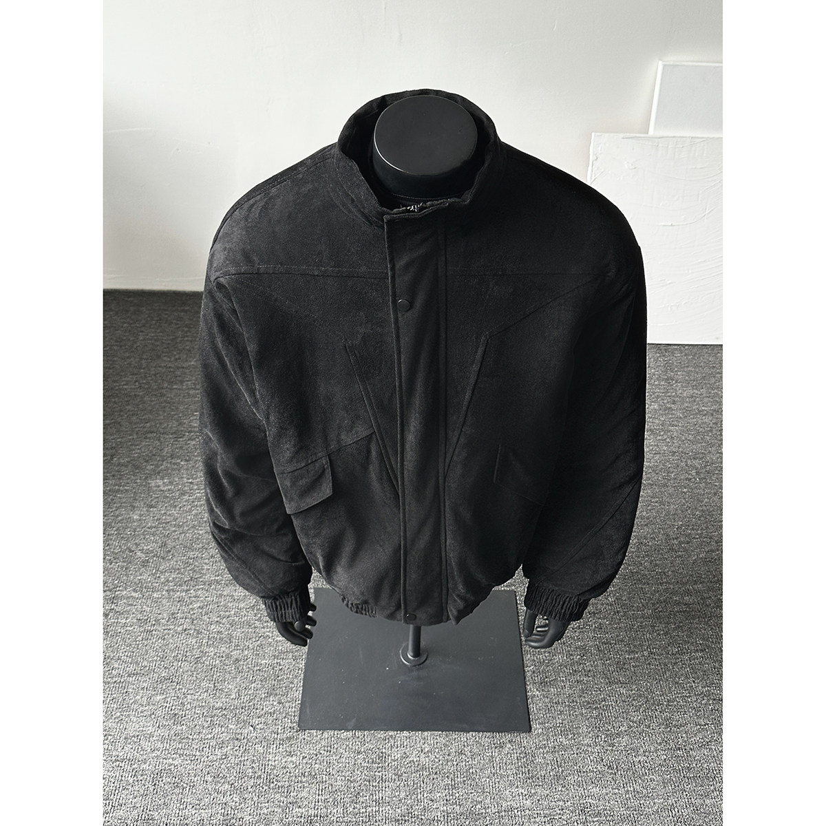 916-8001-P120深度库存赤兔棉服美式麂皮绒棉衣假模,男装棉衣,星座916