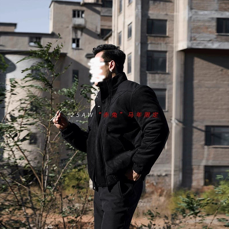 916-8001-特P120无差价深度库存赤兔棉服美式麂皮绒棉衣网图,男装棉衣,星座916
