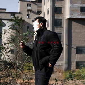 916-8001-特P120无差价 深度库存 赤兔棉服 美式麂皮绒棉衣 网图图片