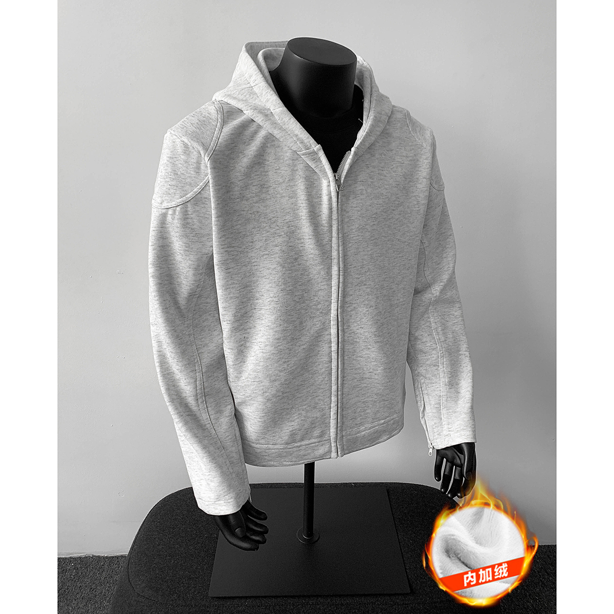 916-W96绒-特P78薄款W96-特P68现货秋冬重磅正肩机车连帽卫衣，男装工装外套，星座916