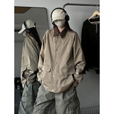 916-968-特P85无差价秋装美式潮设计感工装夹克中性M-3XL，男装夹克，星座916