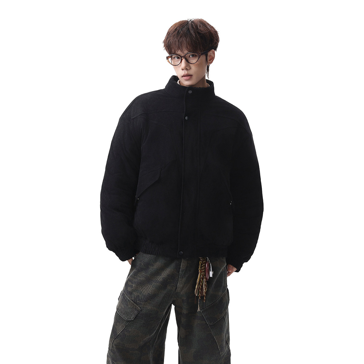 916-8001-P120深度库存赤兔棉服美式麂皮绒棉衣无影墙,男装棉衣,星座916