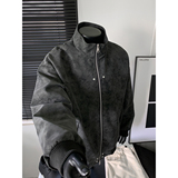 916-979-特P70无差价春装美式PU皮衣夹克双拉链头外套假模，男装夹克，星座916