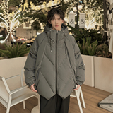 916-965-特P108无差价冬装新款设计感大码连帽棉衣港风M-5XL，男装棉衣，星座916