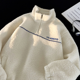 916-933-P100冬款美式套头大码羊羔毛棉衣港风平铺M-5XL，男装棉衣，星座916