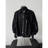 916-978-特P108无差价春装水洗棉外套重工艺巴恩风夹克假模，男装夹克，星座916