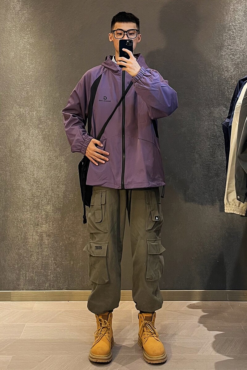 916-959-特P50无差价秋冲锋衣美式大码连帽夹克M-5XL,男装夹克,星座916