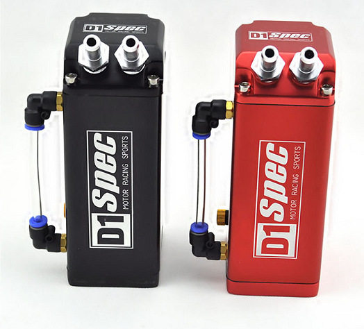 D1-Spec汽车改装机油过滤壶方圆形减少积碳 通用废气机油透气油壶