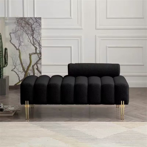 ins北欧服装店沙发凳客厅长条凳卧室床尾凳轻奢创意衣帽间换鞋凳