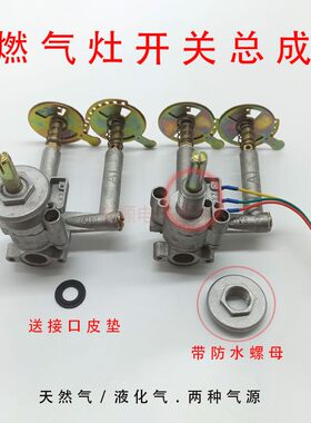 燃气液化气灶开关总成天然气灶炉具点火打火器按钮开关总成配件