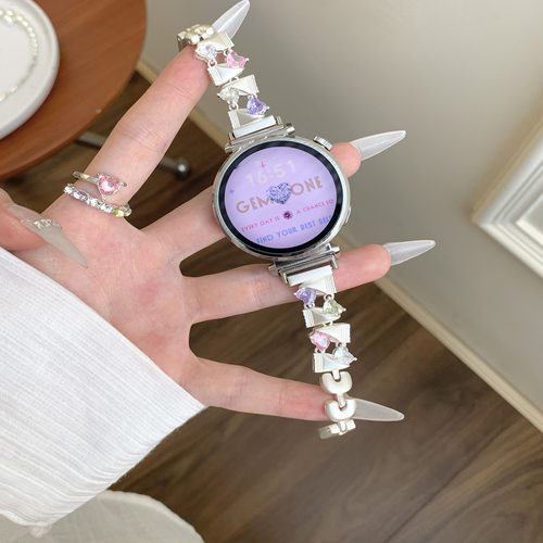 新款〔糖果锆石〕适用华为GT5FT4表带watch5watch4高级感ins风GT3