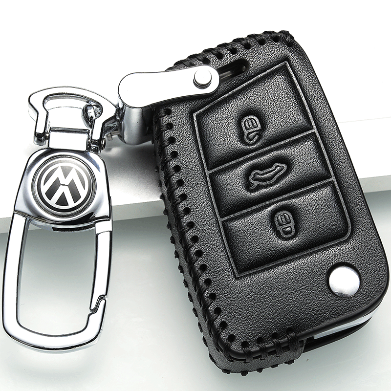 捷达vs5钥匙套全包真皮专用2019款一汽大众汽车捷达vs7 vs5车钥匙