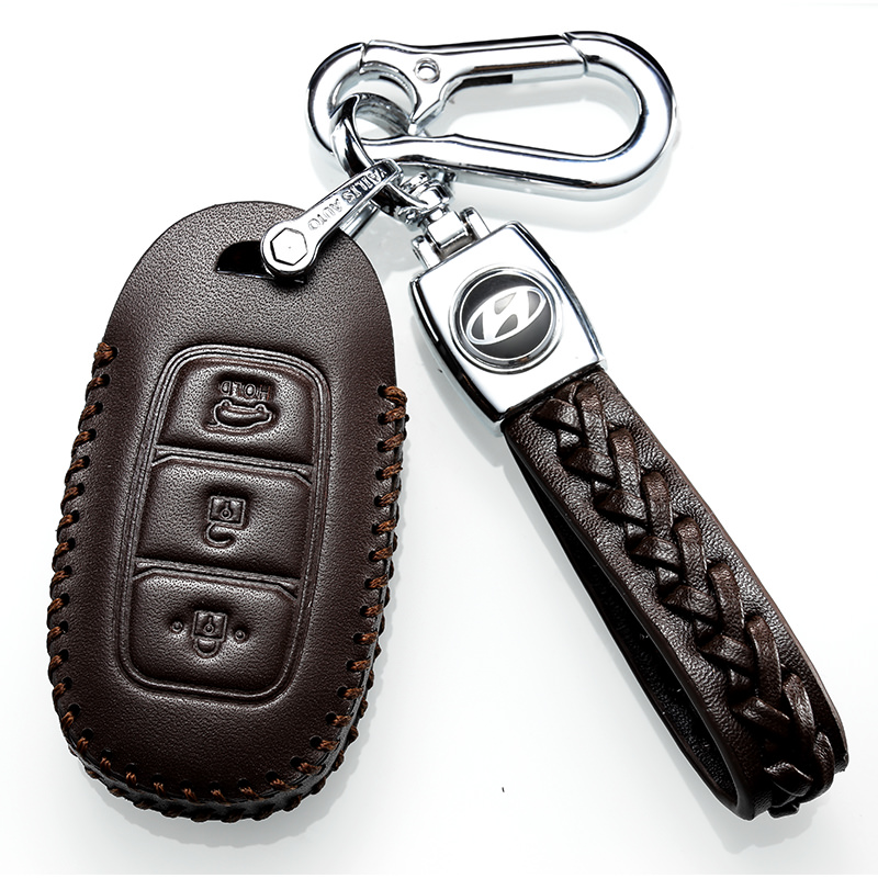 现代菲斯塔真皮钥匙套运动版北京现代菲斯塔钥匙壳专用全包钥匙包