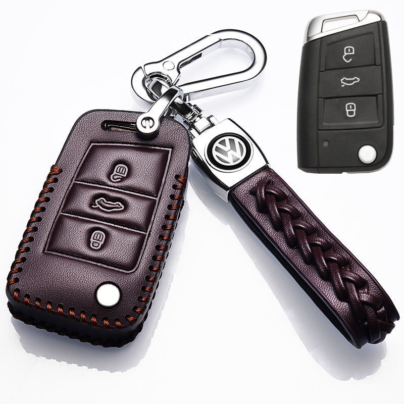 2022款大众途观L真皮钥匙套19/21款380专用20全包330汽车钥匙包扣