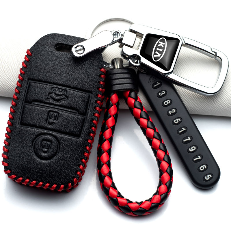 起亚智跑钥匙套k3傲跑kx3焕驰k5凯酷福瑞迪奕跑车高档包扣新一代