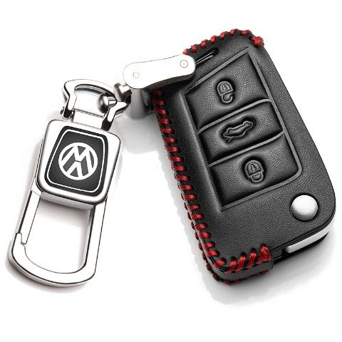 大众朗逸plus真皮钥匙包