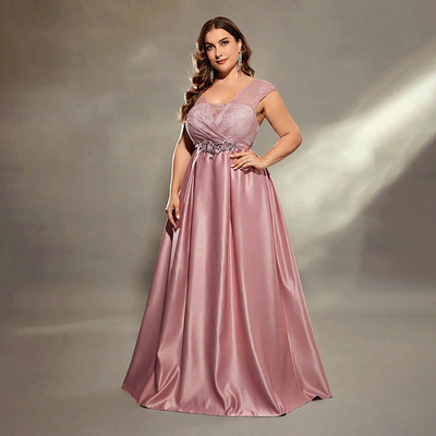 晚礼服大码裙性感生日聚会连衣裙 Plus Size Dress Evening Dress