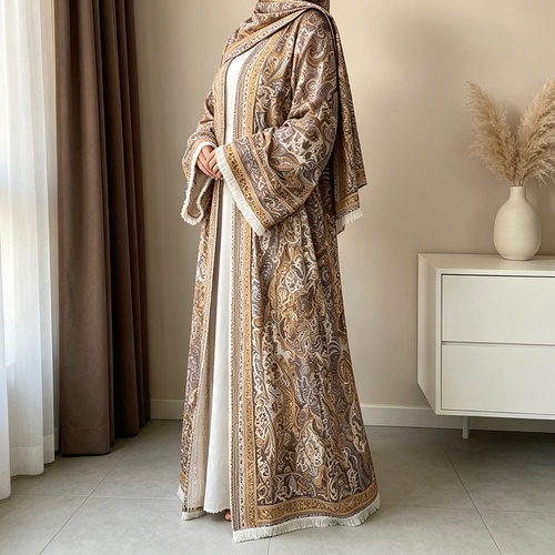 名族风长裙时尚长款女装连衣裙 women long maix dress new dress
