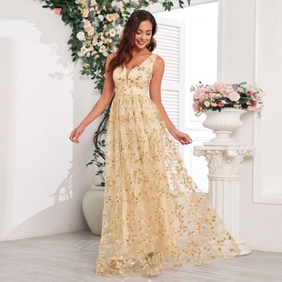 Dinner dress sexy party dress birthday gown formal dress礼服