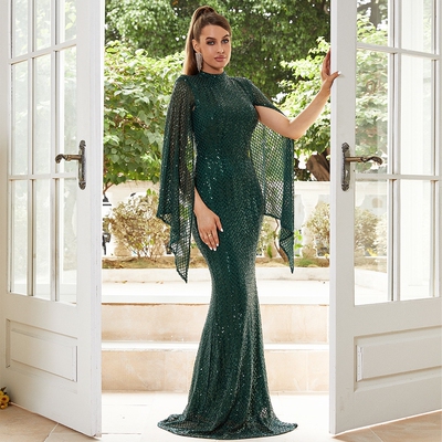 欧洲站礼服胖mm大码女装长款婚礼长裙子 long formal dresses 4XL