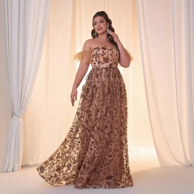 生日大码去高级感晚礼服舞会主持派对礼服女轻奢小众高端宴会气质