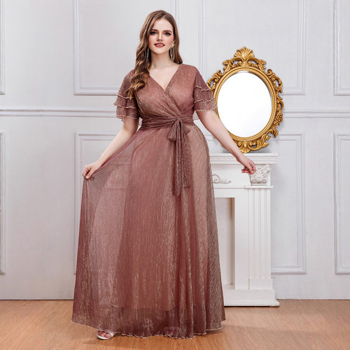 evening party dress long maix sexy birthday dress summer 4xl