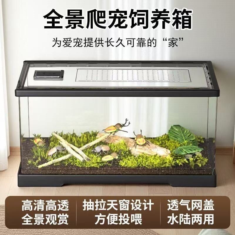 亚克力透明爬宠饲养箱