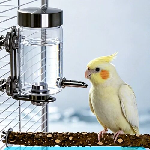 鳞域工坊鸟笼磁吸自动喂水器