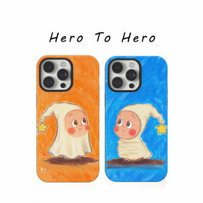 可爱幽灵星星崽适用苹果华为小米OPPO手机壳磁吸iPhone17promax新