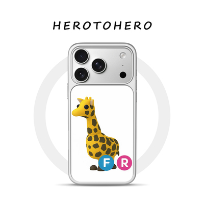 Kanye侃爷同款长颈鹿 适用苹果手机壳17promax磁吸iPhone16新款简约15小众艺术14个性13高级12不撞款机壳独特