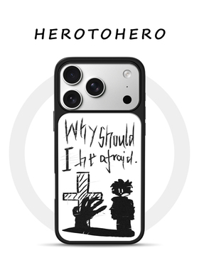 为什要恐惧适用苹果小米手机壳17promax磁吸iPhone16新款暗黑风15小众高级14美式复古13潮酷个性12手机壳男生