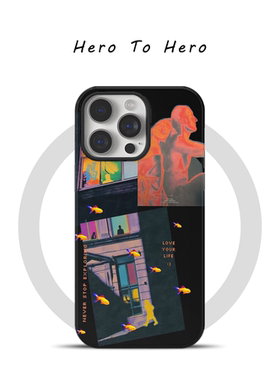 霓虹之夜 适用苹果17promax手机壳磁吸iPhone16新款15个性创意14ins原创小众13艺术全包华为oppo小米15手机壳
