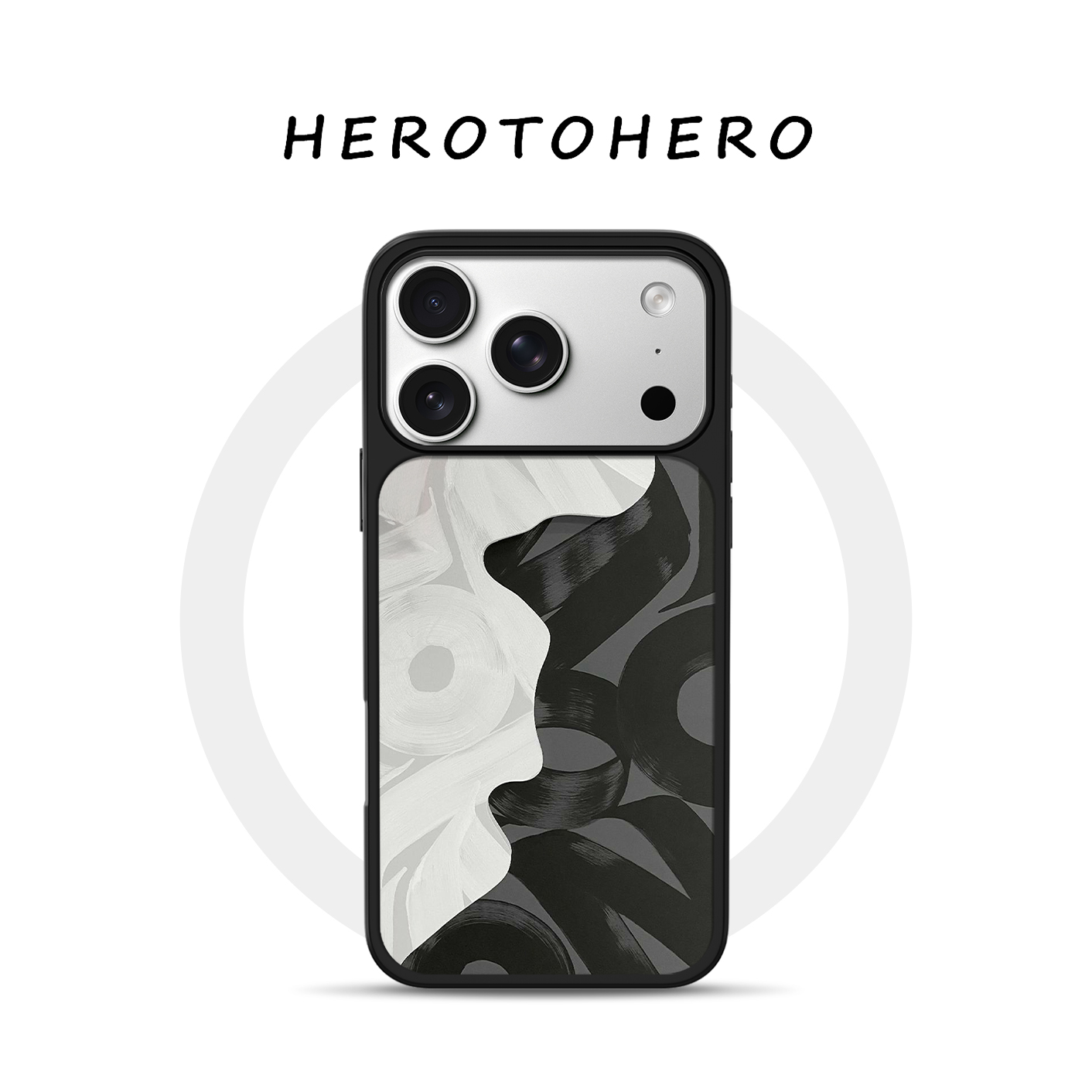 黑白胶卷适用苹果华为小米手机壳17promax磁吸iPhone16新款15小众高级14冷淡风简约13艺术12不撞款手机壳全包