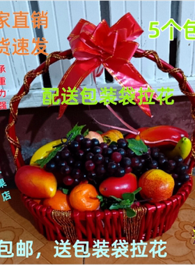 竹木草柳编小号手提篮礼品包装